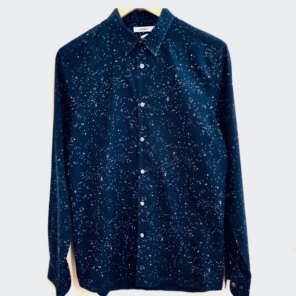 100% cotton JLindeberg shirt EUC slim fit neck 15”